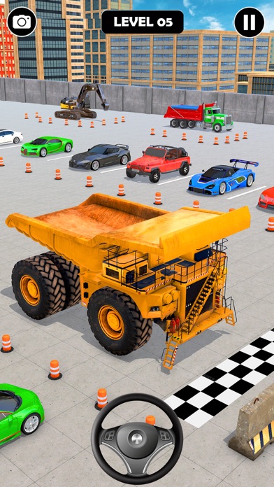 Excavator Truck Parking 3D Screenshot