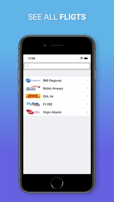 Air UK : See live all flights Screenshot