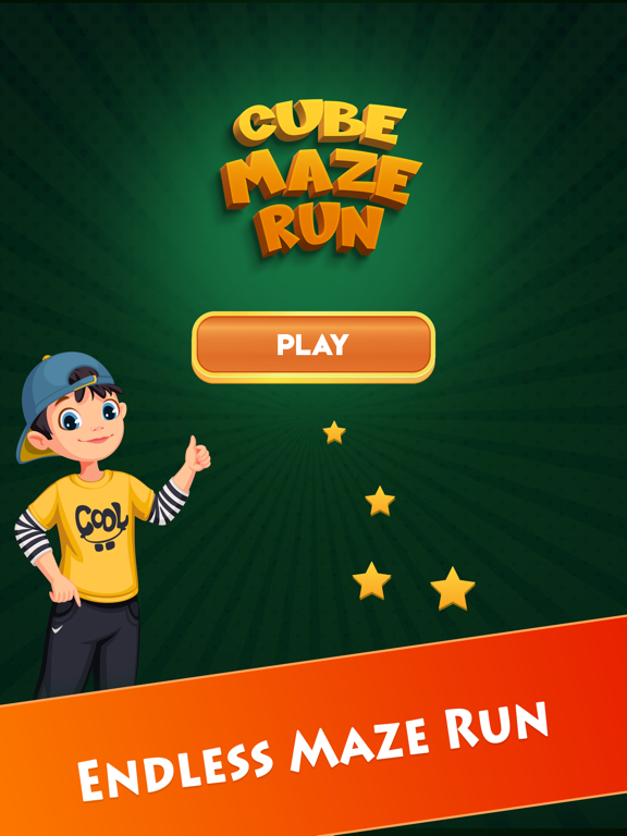 Cube Maze Run: Endless Puzzle