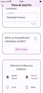 Plano de Aula Pro screenshot #2 for iPhone