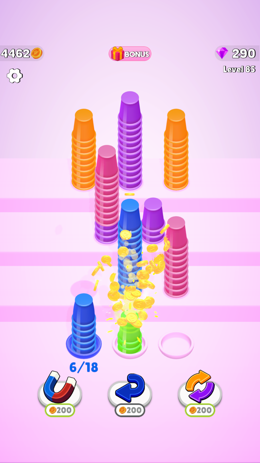 #5. Nesting Cups (iOS) 由: Mehmet Fatih Sahin
