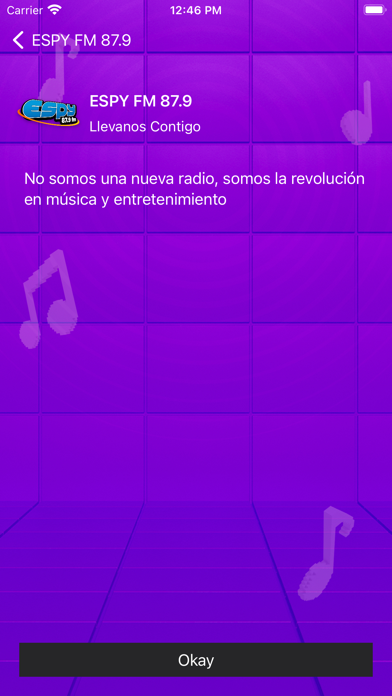 ESPY FM 87.9 Screenshot