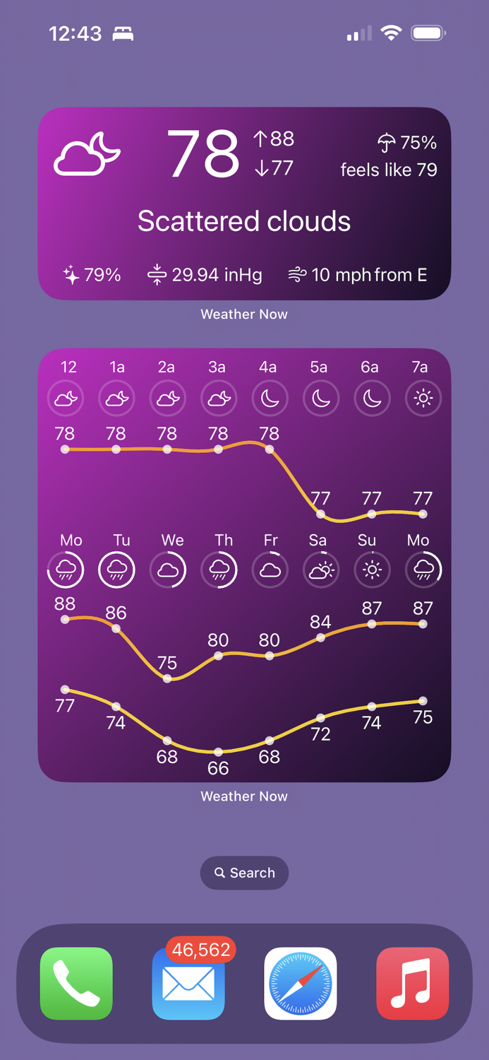 Weather Now Live Widgets