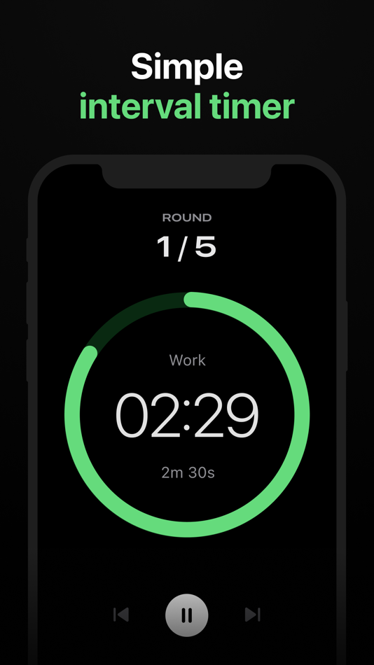 #1. Tabata Timer - Boxing Timer (iOS) 由: Polybit Studio Pty Ltd