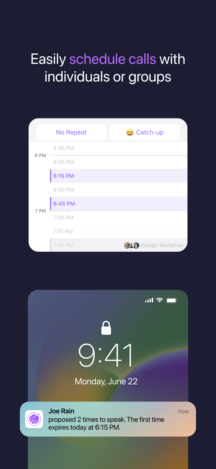 Orbit Call Scheduler