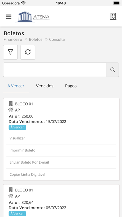 Atena Condomínios Screenshot