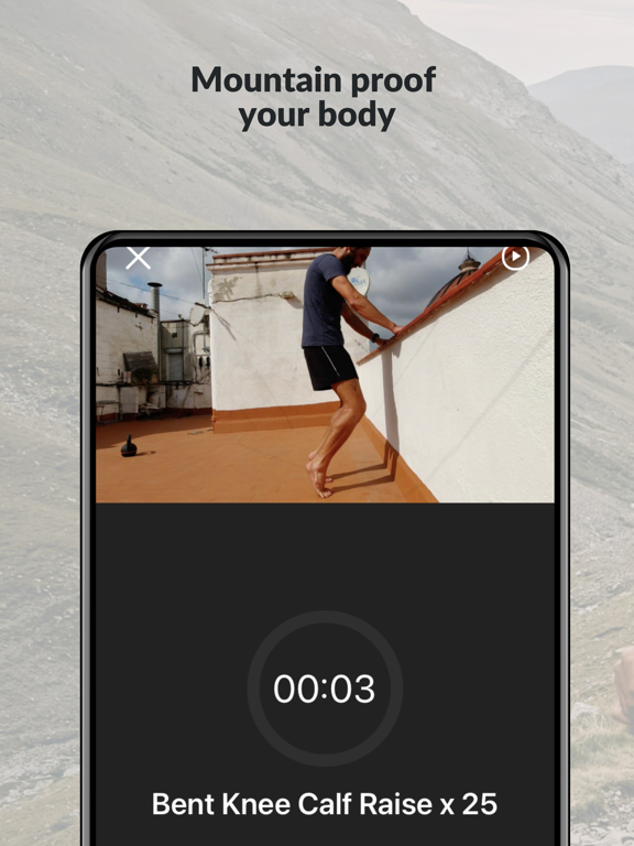 Chase Mountains iPad screenshot 3 - Health & Fitness app