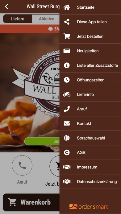 Wall Street Burger Kassel Screenshot