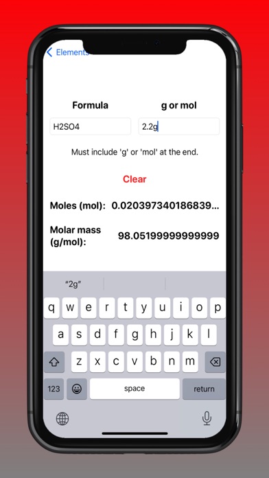 Gas Law Calc Screenshot