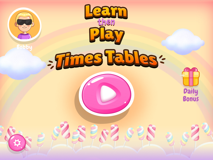 Learn then Play Times Tables