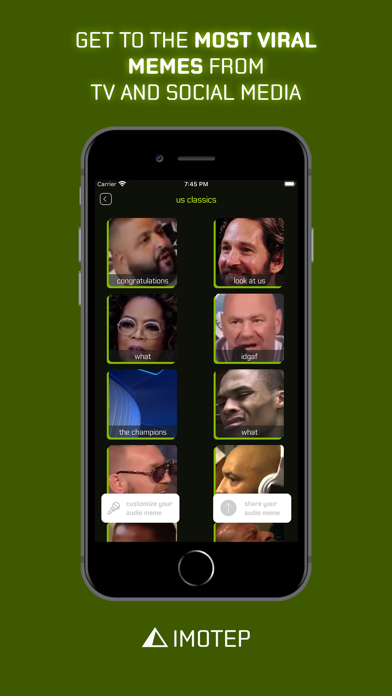 Imotep - memes & voice memos Screenshot