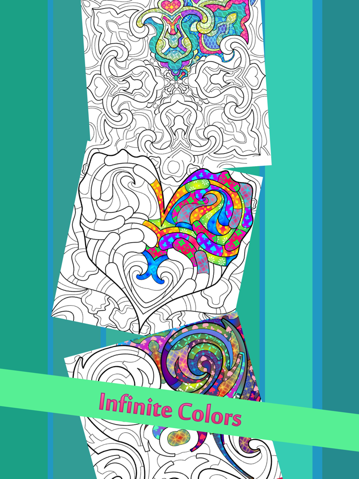 Color Surreal Mandala Coloring