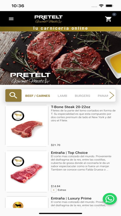 Pretelt Meats Screenshot