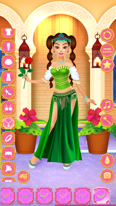 Arabian Princess Dress Up Game Screenshot