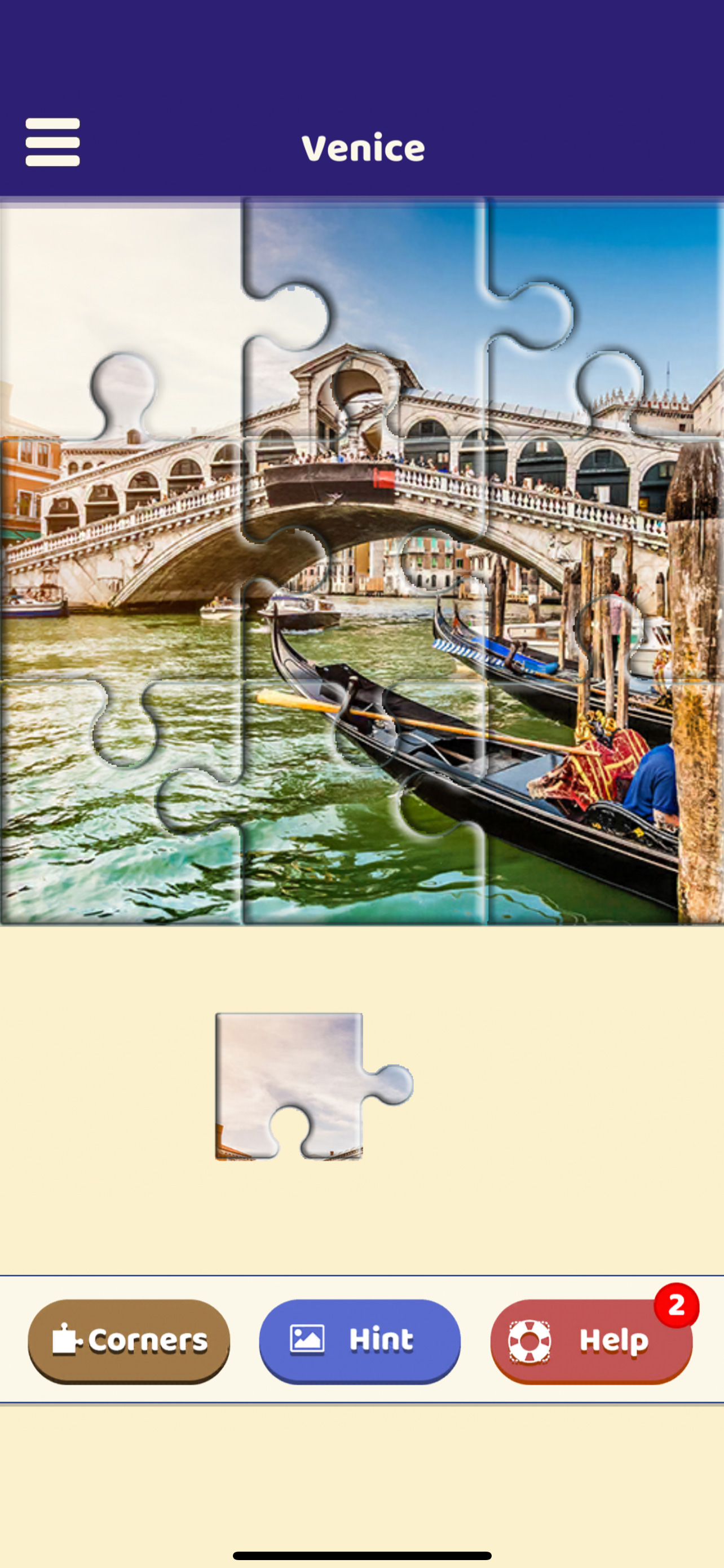 Venice Sightseeing Puzzle
