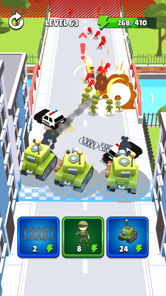 #3. City Defense - Police Games! (iOS) De: HOMA GAMES