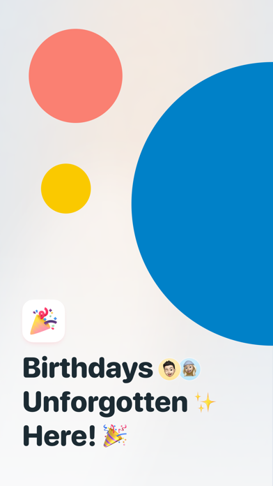 Today! Birthday AI Reminder Screenshot