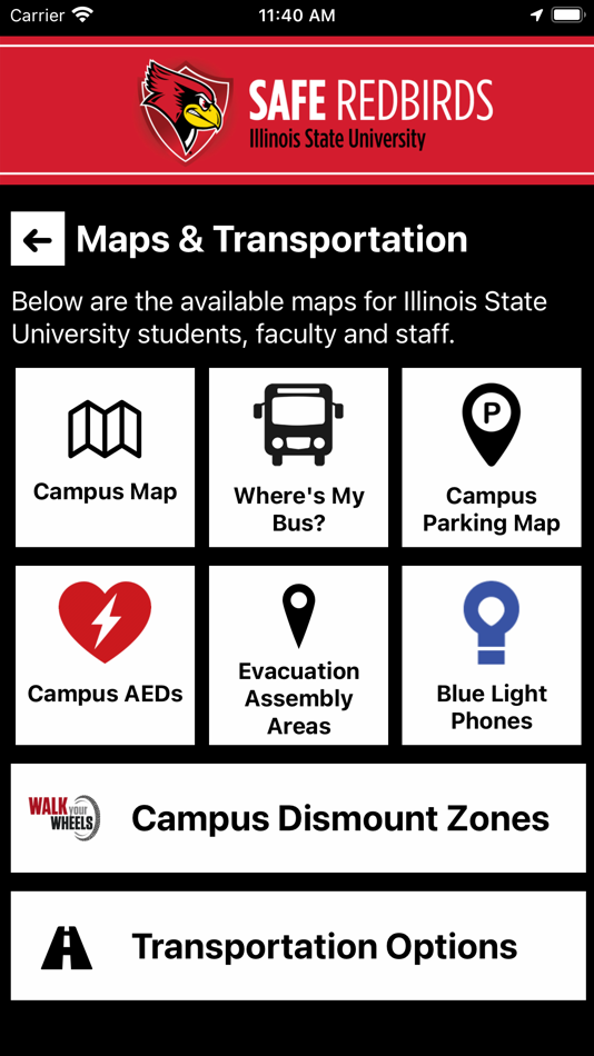 #5. Safe Redbirds (iOS) 由: Illinois State University