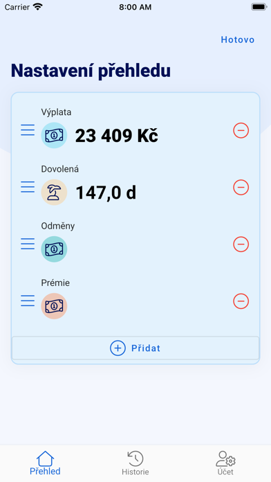 Výplatní lístek Screenshot
