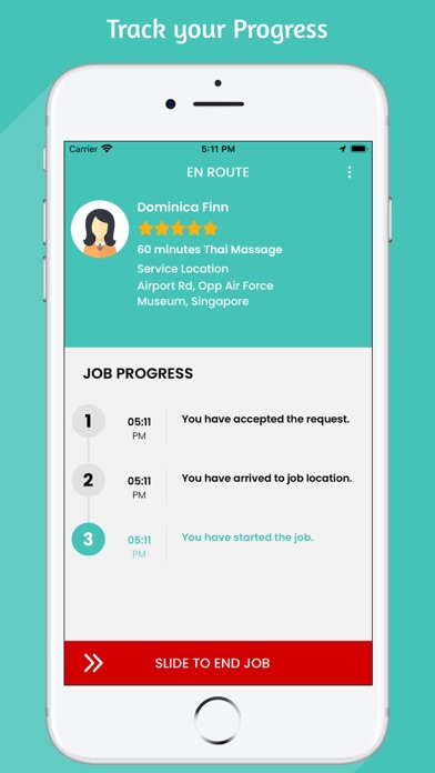 GrabMassage Therapist Screenshot