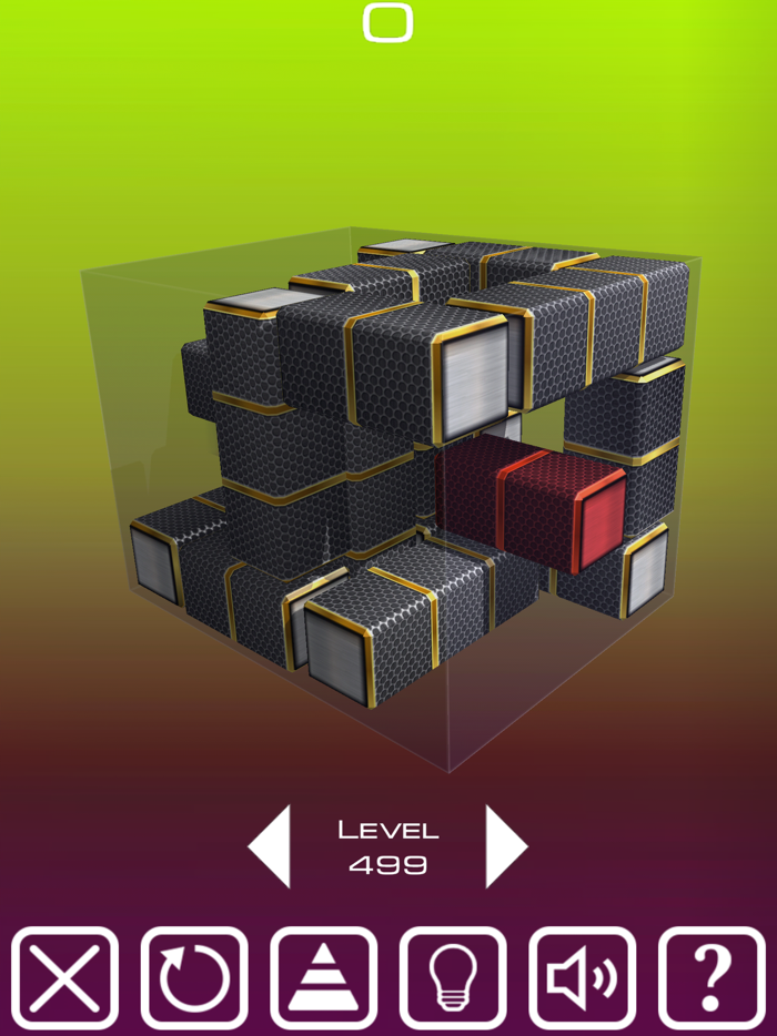 Unblock Red Brick. 3D Space