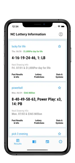 Game screenshot NC Lotto Results - Lottery apk