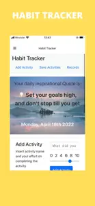 Habit Tracker / Daily Planner screenshot #2 for iPhone