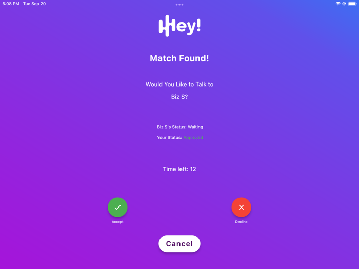 Hey - Talk Connect Repeat.