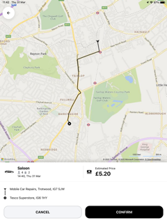 Sadlers Taxis and Minicabs screenshot 9