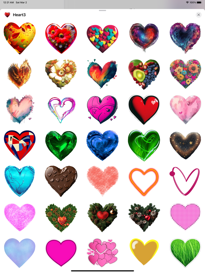 Beautiful 3D Loving Heart Pack