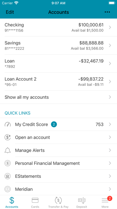 Rio Bank Screenshot