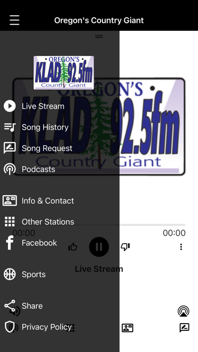 92.5 KLAD, Klamath Falls Screenshot