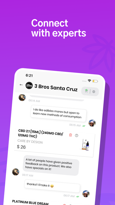 Weed Messenger Screenshot