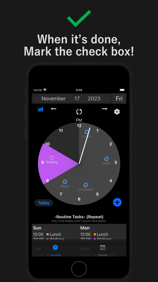 #2. Routine Reminder - Planner App (iOS) 由: Ryosuke Yamamoto