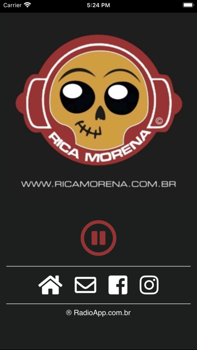 Rádio Web Rica Morena Screenshot