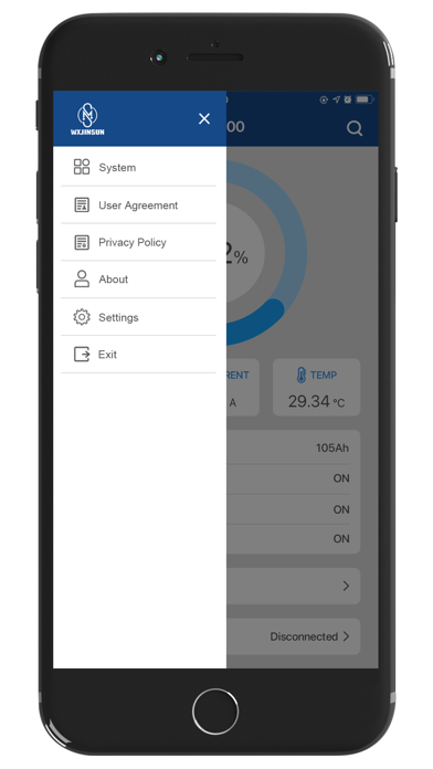 WXJINSUN BATTERY Screenshot