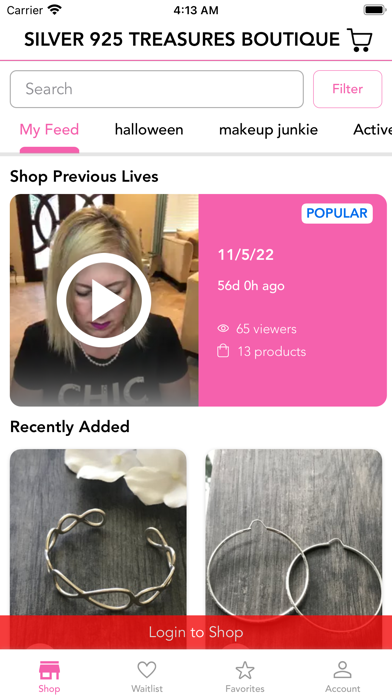 SILVER 925 TREASURES BOUTIQUE Screenshot