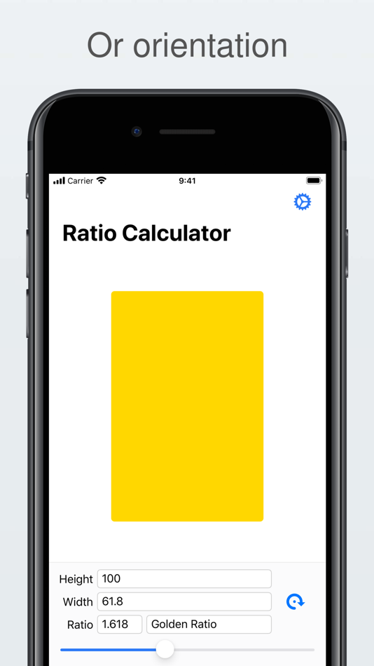 #3. Golden Ratio Calculator++ (iOS) 由: Runar Ovesen Hjerpbakk