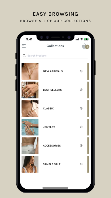 Ellie Vail Jewelry Screenshot