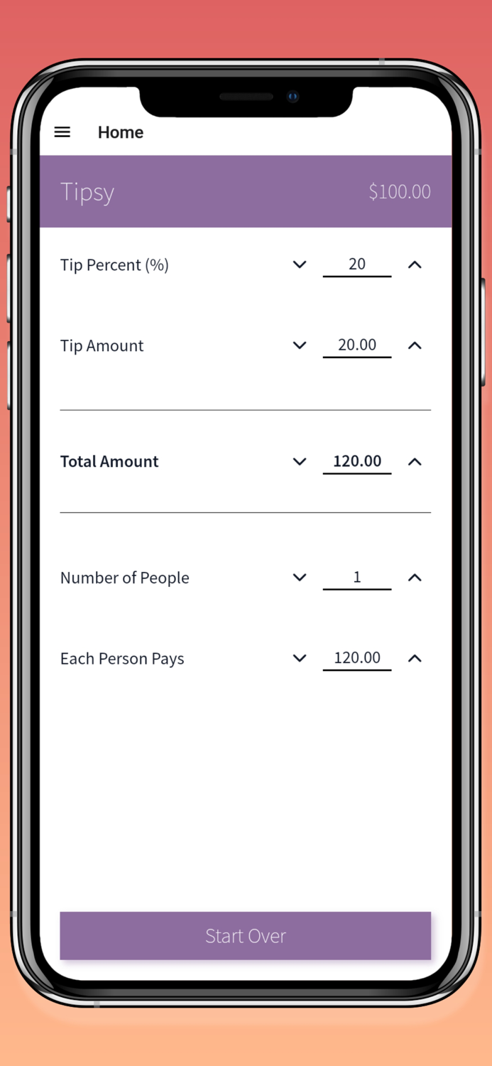 Tip Calculator Splitter