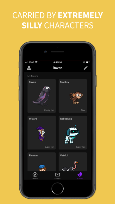 Raven: Slow Messaging Screenshot