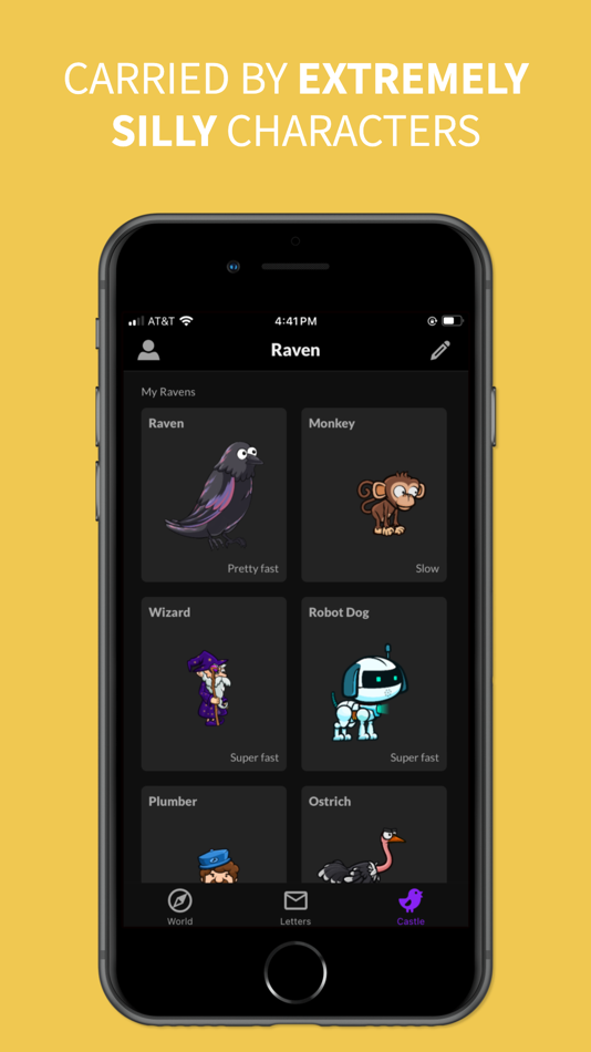 #3. Raven: Slow Messaging (iOS) 由: The Raven App Company