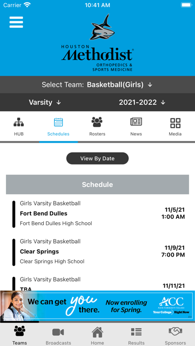 Alvin ISD Athletics Screenshot