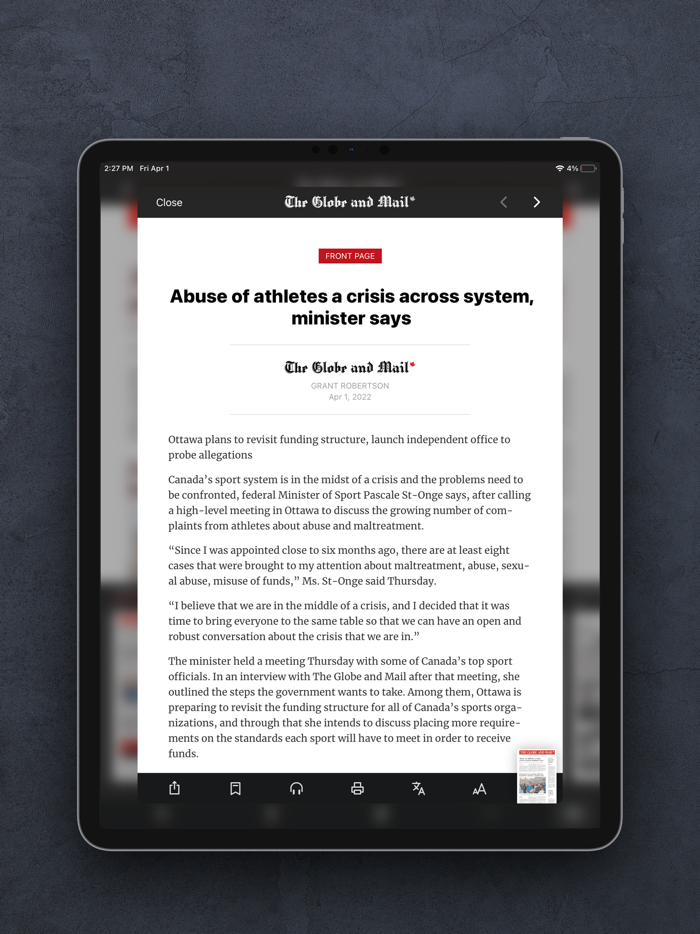 Globe2Go Print Replica Edition