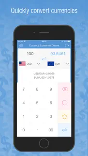 currency converter deluxe iphone screenshot 1