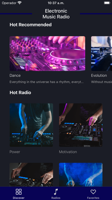 Radio Electronic Music Screenshot
