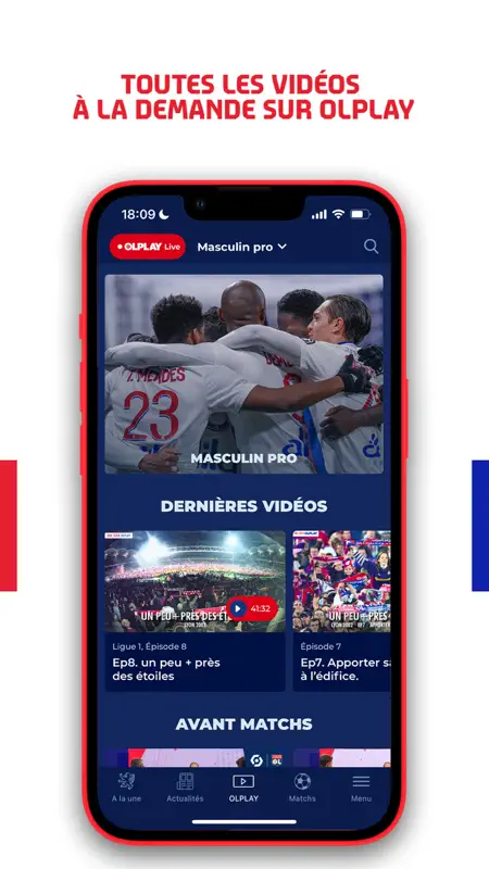 OLPLAY - Olympique Lyonnais screenshot 3 of 8