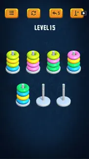 hoop stack color: sort puzzle iphone screenshot 2