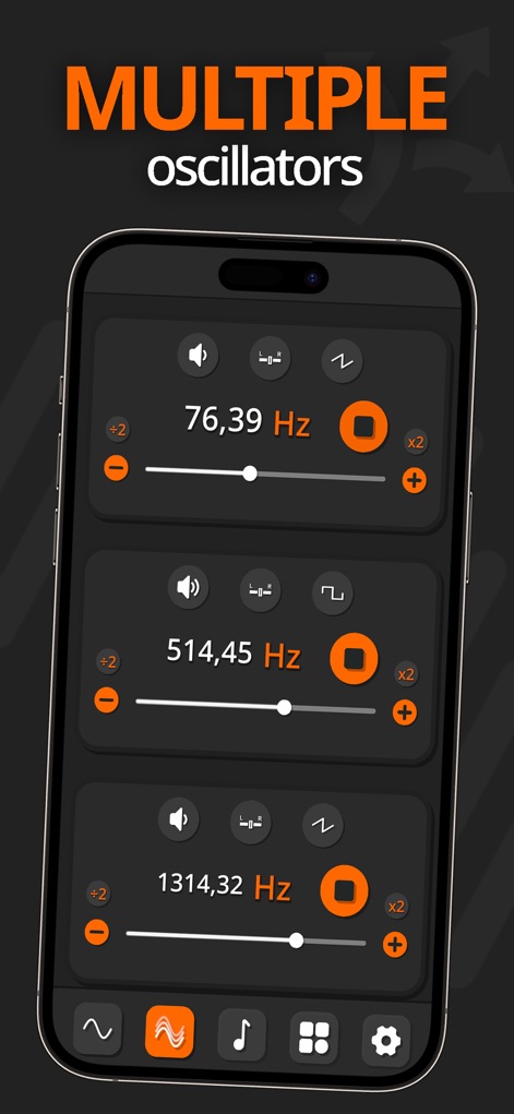 Frequency Sound Wave Generator - Utilities App | MWM