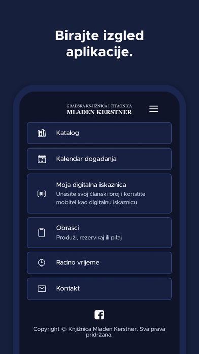 Knjižnica Mladen Kerstner Screenshot